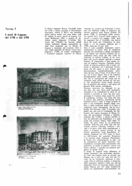 Tavola 7 I moti di Lugano del 1798 e del 1799