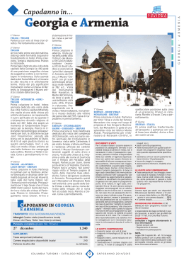 Georgia e Armenia - Columbia Turismo