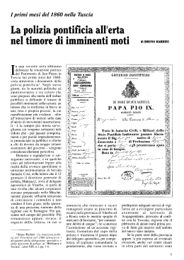 La polizia pontificia all`erta nel timore di imminenti moti