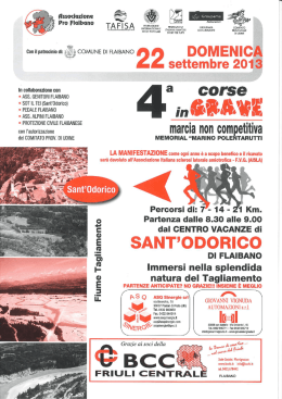 volantino - Atletica CUS Udine