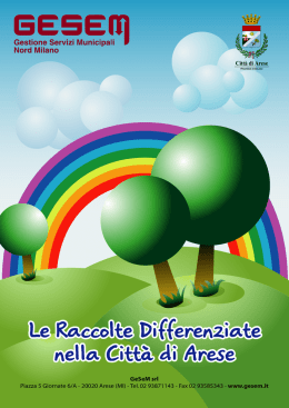 l`opuscolo sulla raccolta differenziata