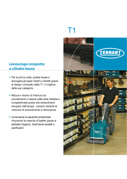 Lavasciuga compatta a cilindro basso