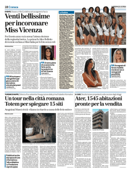 Ventibellissime perincoronare MissVicenza