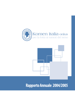 Rapporto Annuale 2004/2005