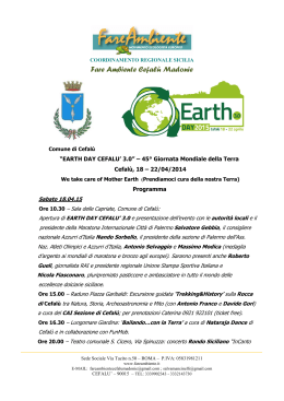 Earth day Cefalù 3.0 versione italiana