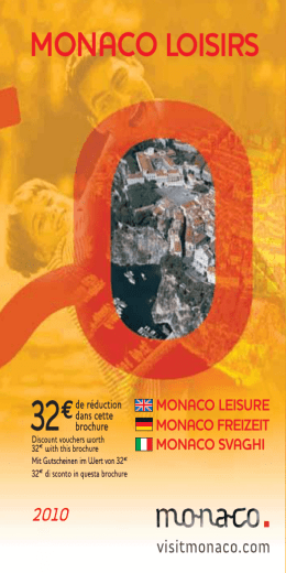 Loisirs &agrave; Monaco - Monaco Monte