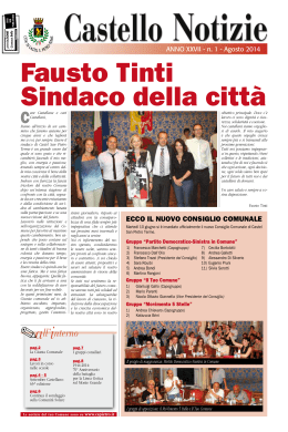 N. 1 - 2014 - Comune di Castel San Pietro Terme