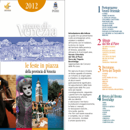 le feste in piazza - Attivit&agrave; Produttive