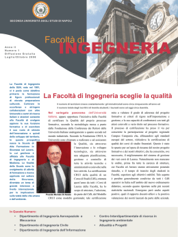 Scarica il giornale della facolt&agrave; di Ingegneria