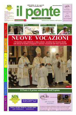 nuove vocazioni