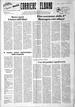 Page 1 ANNO XLI N. lo Esce il I5 e 30 di ogni mese