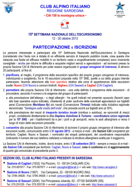 modalita` di partecipazione