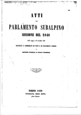 Indice dell`Attivit&agrave; Parlamentare