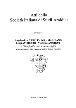 il liber familiarum