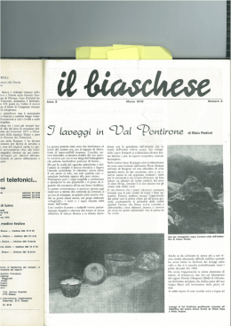 Laveggi della Val Pontirone