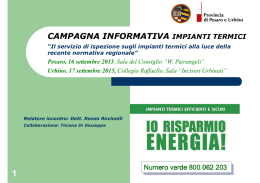 campagna informativa impianti termici