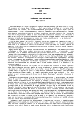 ITALIA CONTEMPORANEA 228 settembre 2002 Fascismo e