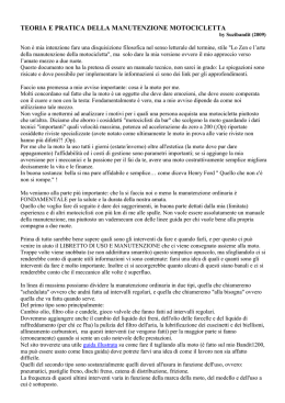 teoria e pratica della manutenzione motocicletta