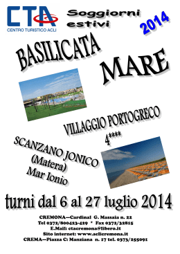 Mare Estate, Basilicata Torregreco- 2014.pub