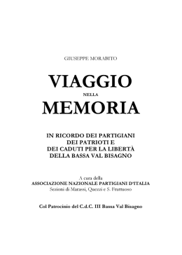 Viaggio nella Memoria