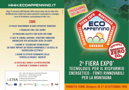 Scarica il PROGRAMMA DEFINITIVO DELL`EXPO`