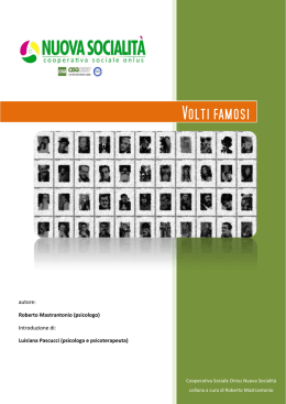 Volti famosi - Nuova Socialit&agrave;