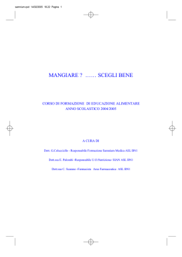 mangiare ? &hellip;&hellip; scegli bene