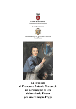Raccolta dei lavori dei ragazzi - Venerabile Francesco Antonio