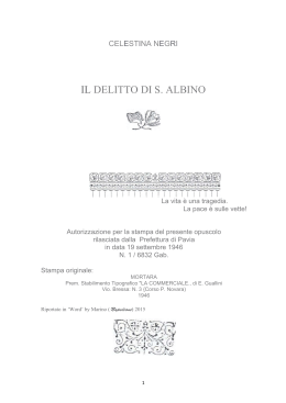 il delitto di s. albino