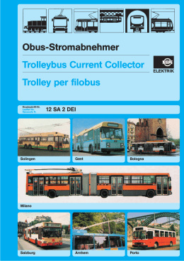 Obus-Stromabnehmer Trolleybus Current