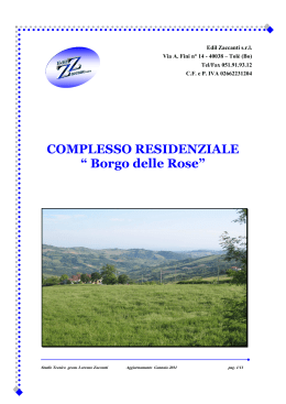 Scarica il Capitolato