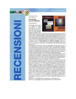 RECENSIONI - Yorkshire Canary Club Italiano