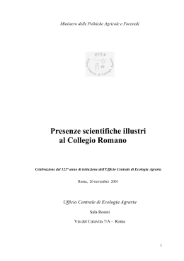 Presenze scientifiche illustri al Collegio Romano (file PDF) - Cra-Cma