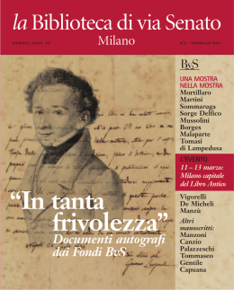 Scarica l`edizione di Febbraio