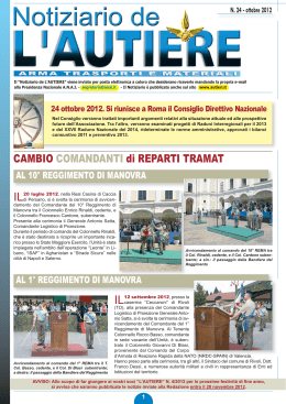 N. 24 - ottobre 2012 - Sezione Anai di Modena