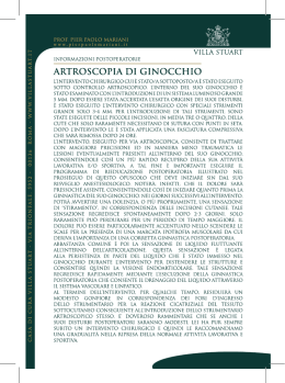 informazioni postoperatorie