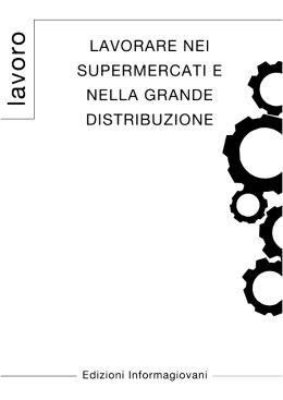lavorare nei supermercati e nella gdo