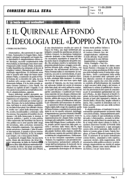 E IL QUIRINALE AFFONDÙ