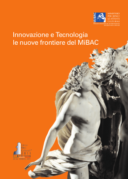 Brochure - Ministero dei Beni e le Attività Culturali