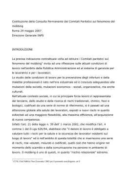 Mobbing Consulta Permanente INPS