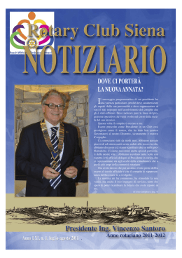 luglio-agosto - Rotary Club Siena