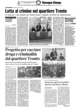 14.01.2015 Rassegna Stampa