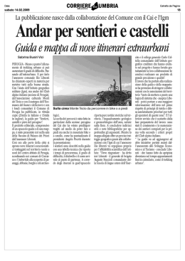 Andar per sentieri e castelli