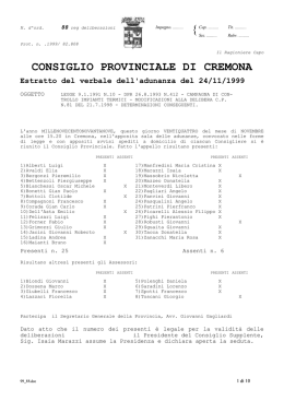 consiglio provinciale di cremona