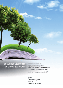 opuscolo stampato - Consorzio Smaltimento RSU