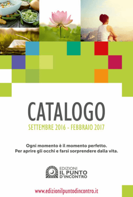 novit&agrave; LUgLio-agoSto 2015 - Edizioni il Punto d`Incontro