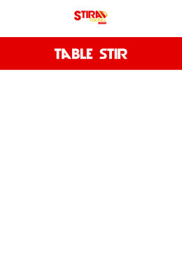 TABLE STIR - Stirafacile.it