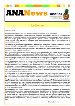 newsletter marzo-aprile 2011 - ANANAS