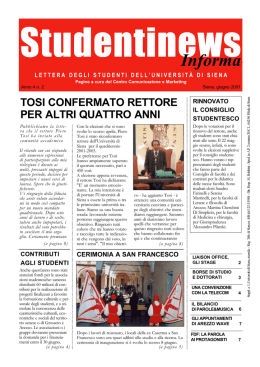 Informa - Unisi.it - Universit&agrave; degli Studi di Siena
