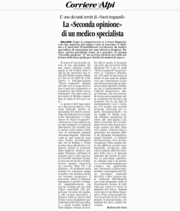La &laquo;Seconda opinione&raquo; di un medico specialista